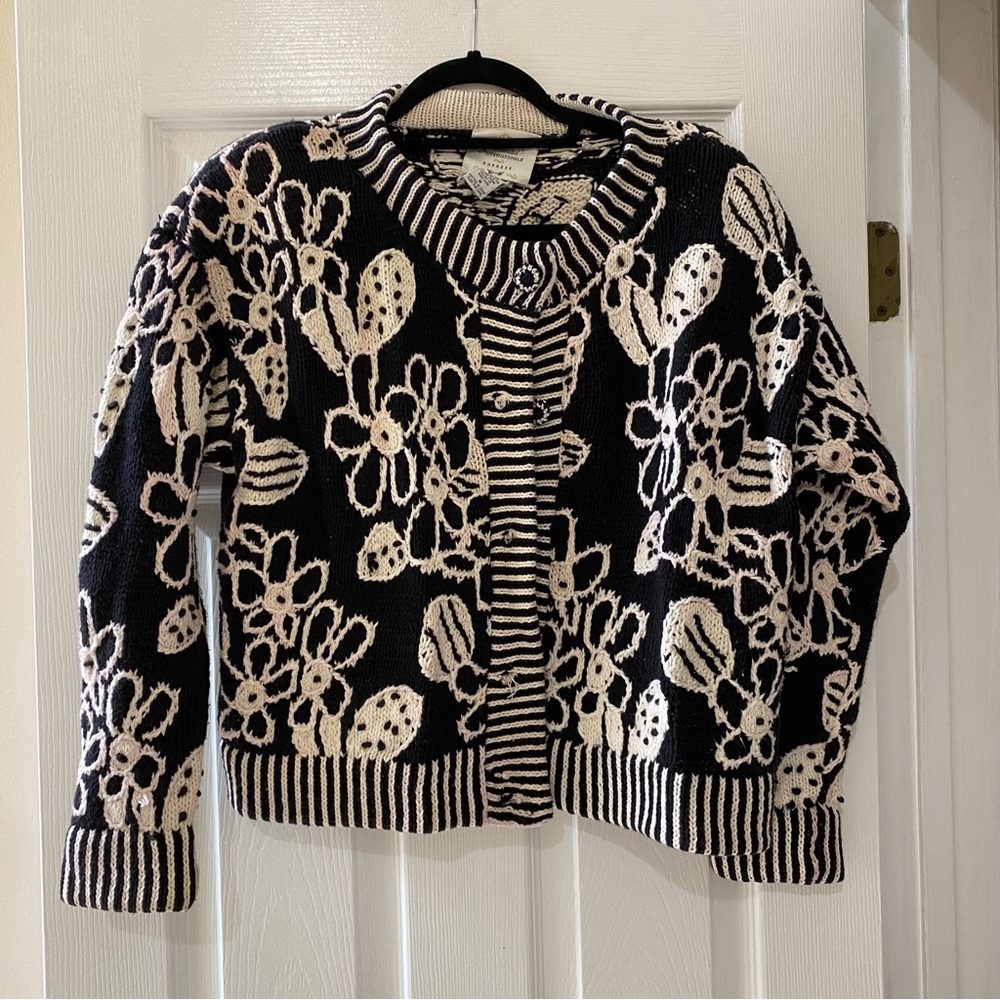 Handknitted C.IE Internationale Express cardigan